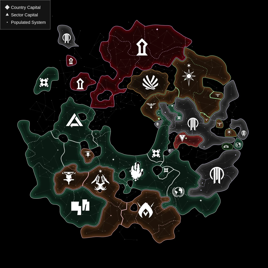 Stellaris map in unions mode